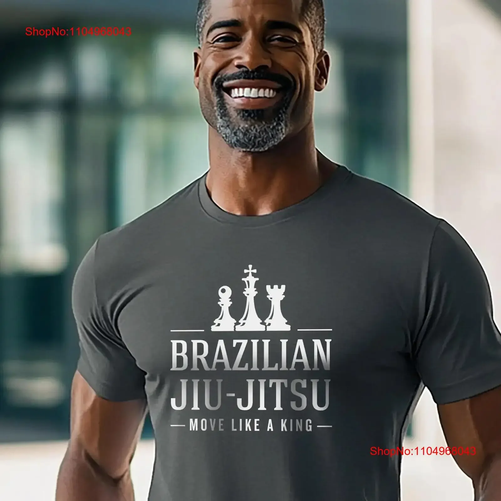 

Футболка для джиу-джитсу BJJ, топ для боевых искусств, шахматные фигуры, рух как король, Джерси, винтажная стираная растягивающаяся удобная графика