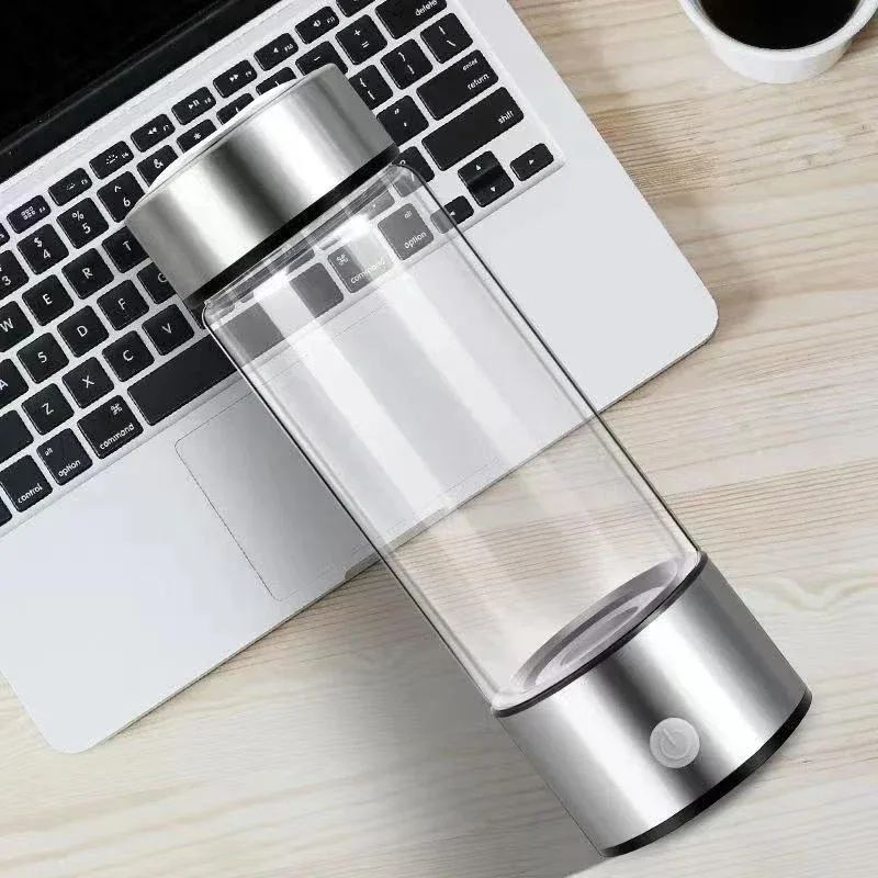 Portable Rechargeable Hydrogen Water Generator Bottle Electric Alkaline Hydrogen-Rich Water Ionizer Cup Health Care Drinkware