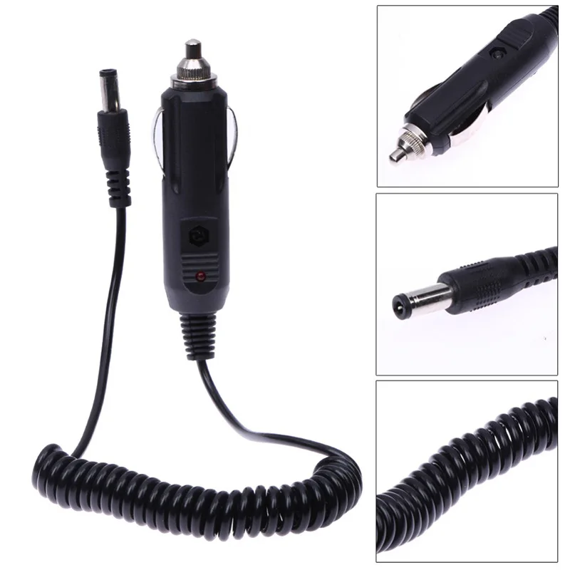 12V Baofeng Walkie Talkie Accessories UV-5R 6R Dedicated Car Charger Line Cigarette Lighter Line Two Way Radio Car Universal