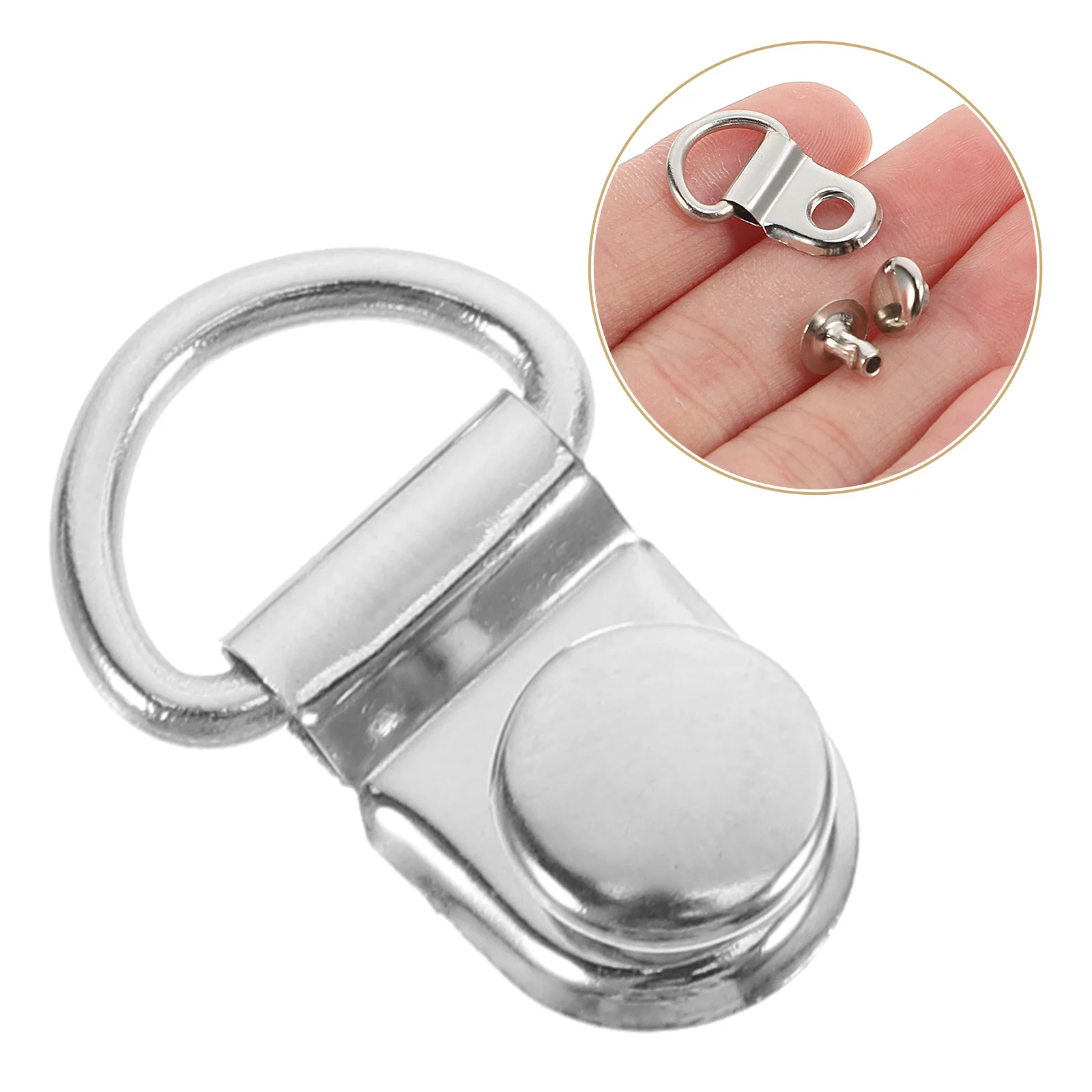 

30 set Mountain Climbing Buckle Shoe Lace Accessories Durable Stainless Steel Reusable Buttons For Handbag Shoes Diy Decoration