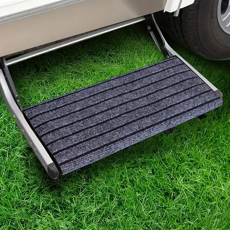 For Outdoor Travel Camping Motorhome Step Doormat RV Step Stair Carpet Heavy Duty Non-Slip Replacement Motorhome Accessories
