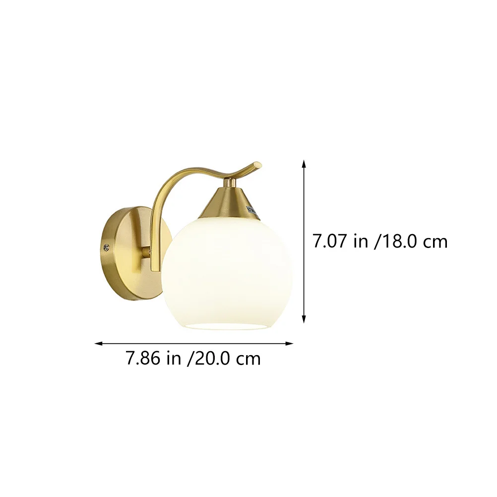 

1Pcs Mirror Front Light Modern Wall Lamp Bedroom Corridor Creative Bedside Indoor Wall Light Room Bedside Lamp