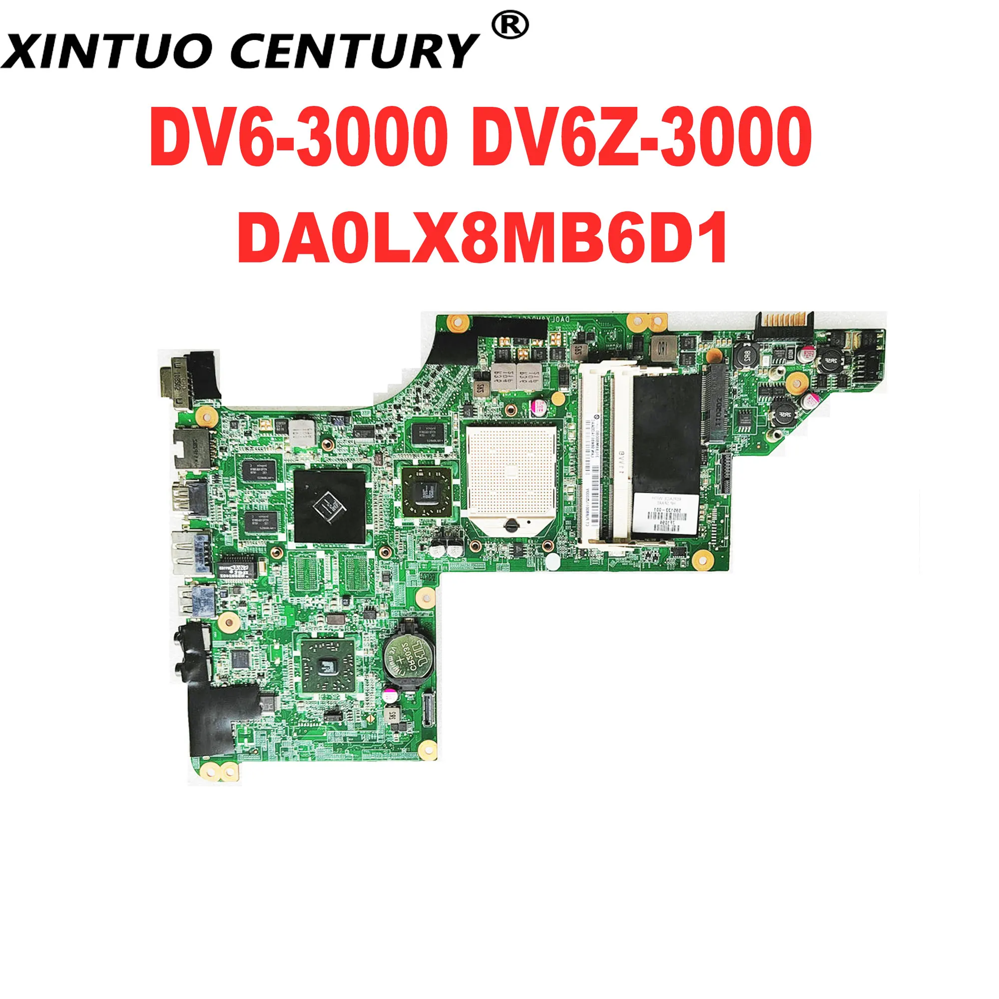 

DA0LX8MB6D1 original motherboard is suitable for HP PAVILION DV6-3000 DV6Z-3000 laptop motherboard with AMD GPU DDR3 100% test