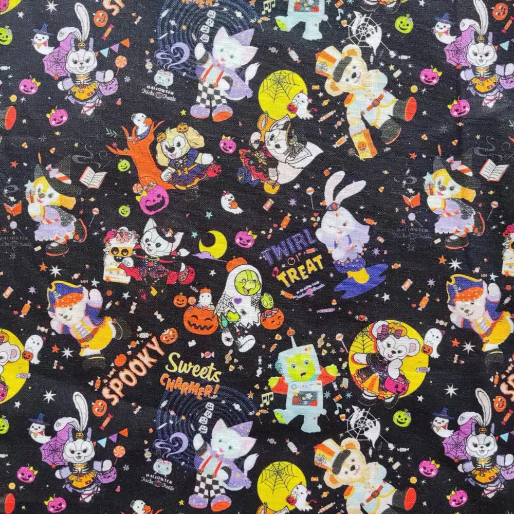 Disney 100%Cotton Sample Fabric Low Price Treatment Cartoon Fabric Hot DIY Baby Dress Home Sheet Printed Fabric Fabric Sewing