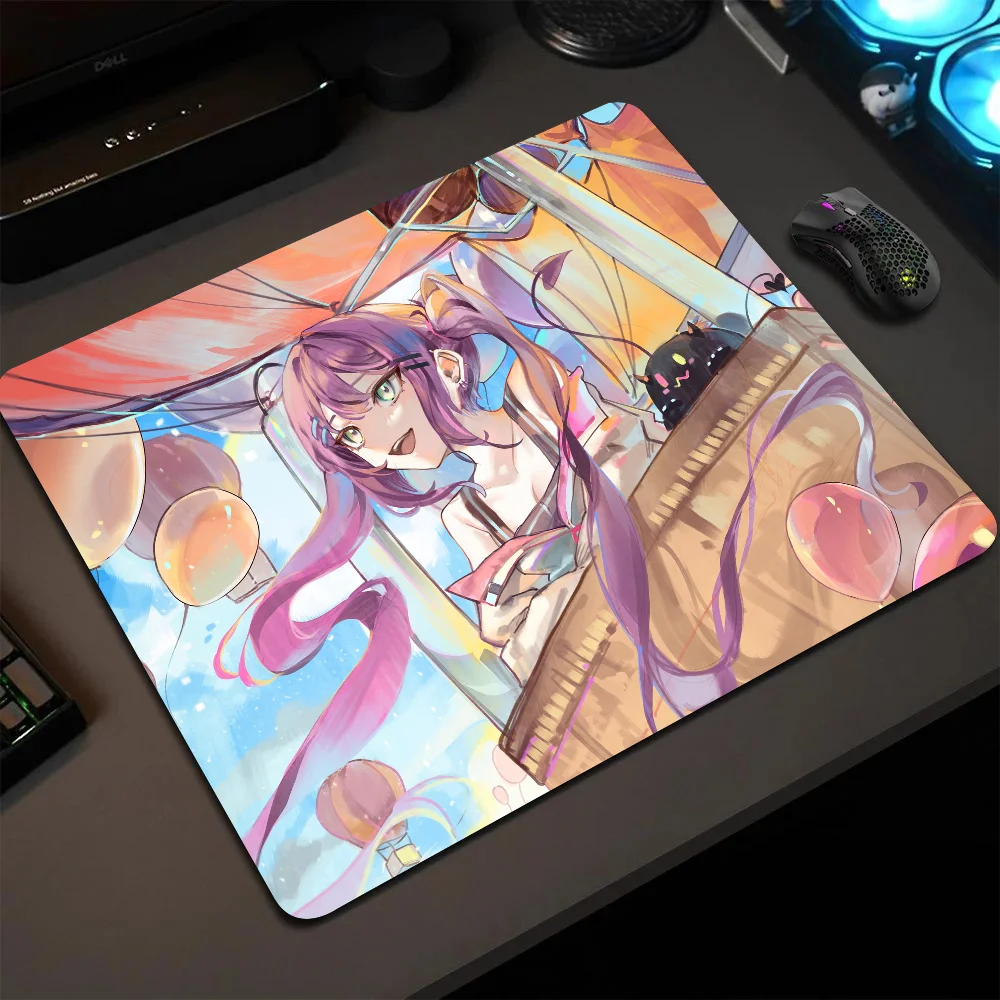 

Towa Tokoyami Hololive Girl Anime Mousepad Small LockEdge Mouse Pad For Gamers Computer Desk Pad Anti-slip Rubber