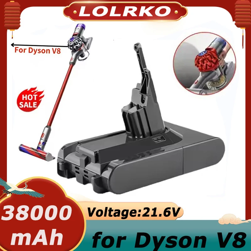 Battery 21.6V for Dyson Vacuum Cleaner V8 SV09 SV11 SV10 DC62 Absolute Fluffy Animal Pro Rechargeable Batteries