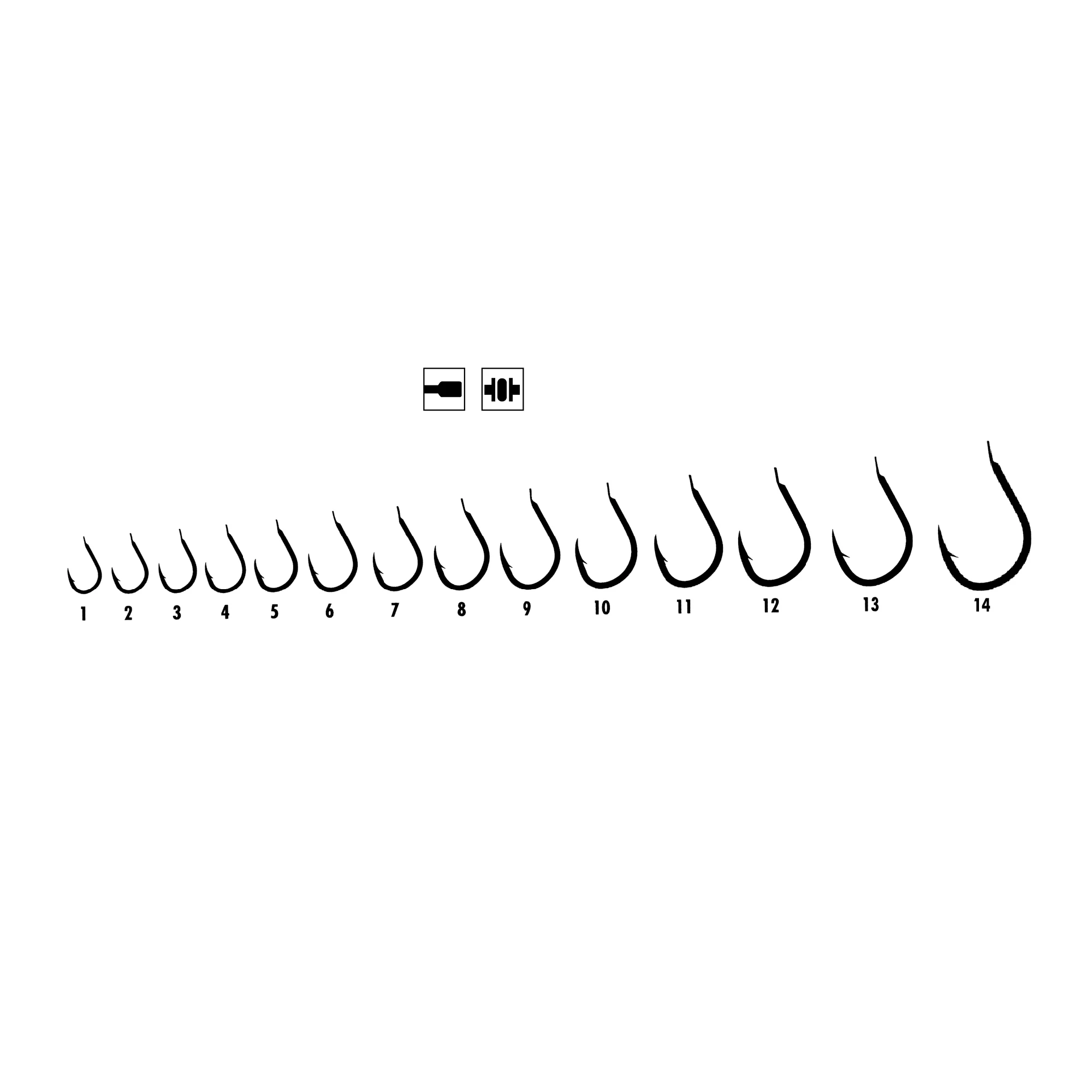 1000pcs Fishhooks Carp Fish Flat Head Hook Sea Freshwater Sea Ocean Rock Fishing Tackle Accessories For Grass Carp Herring Pesca