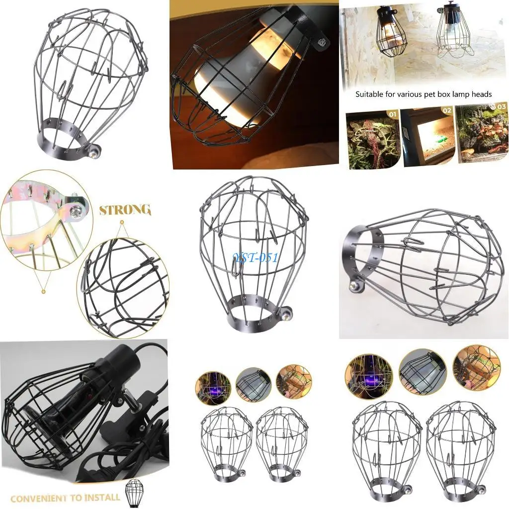 

E15A Ventilated Iron Lamp Defensed Heat Resistant Bulb Guard Workshop Warehouse Use