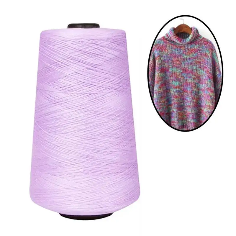 

39BD 1 Roll 500g Worsted Natural Silk Knitting Yarn Summer Crochet Line for DIY Sewing Handwoven for Tank Top Embroidery