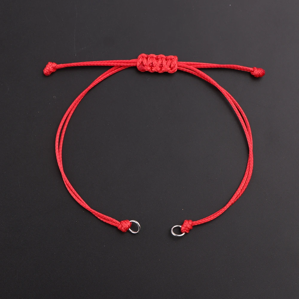 20 stks/partij Handgemaakte Wax Draad Gevlochten Armband Verstelbare Waxkoord Hanger Ketting voor DIY Handgemaakte Armband Accessoires Sieraden
