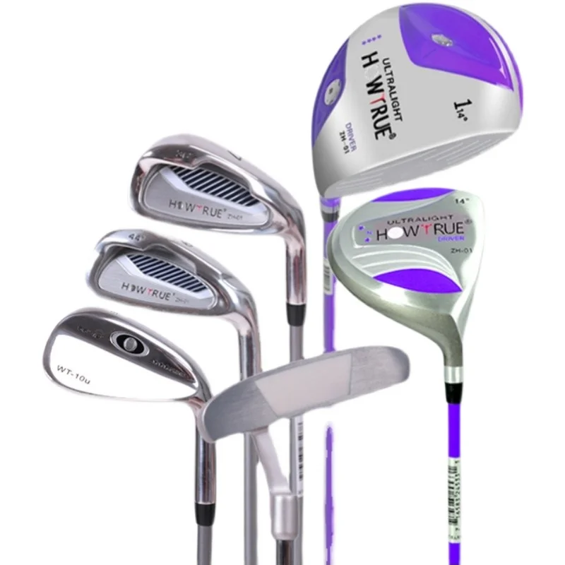 مجموعة نادي الجولف للمراهقين من سبائك التيتانيوم مع حقيبة كروية