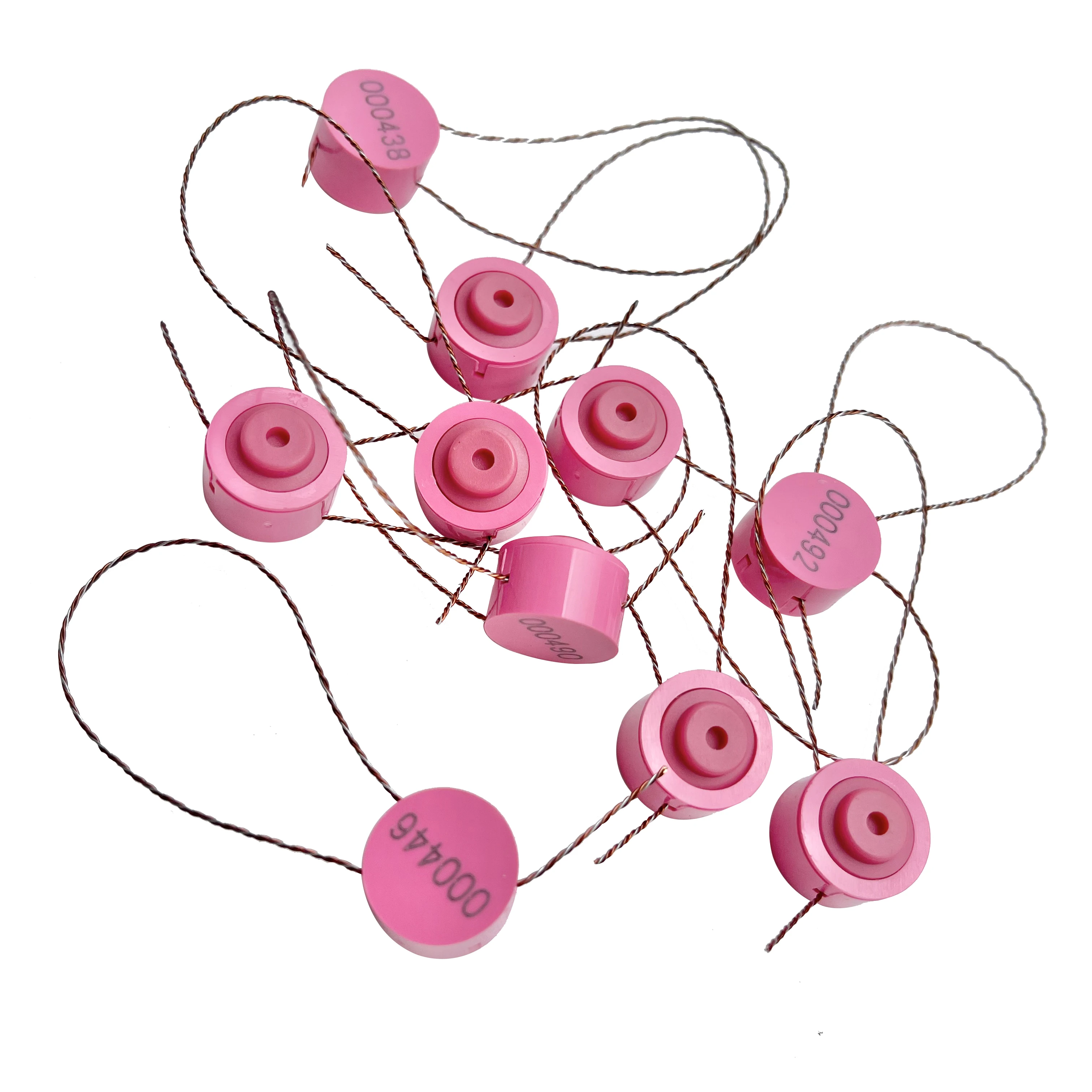 100pcs Snap Closure Meter Seal High quality Factory Price  , Water Seal , Security Plastic Seals LOOP