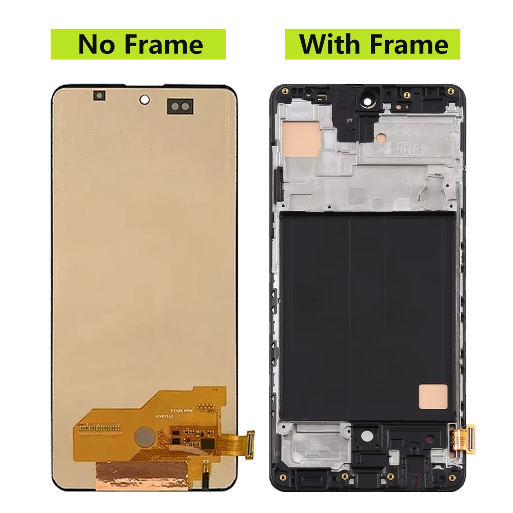 6.5 \'\'Schermo di Visualizzazione Per Samsung Galaxy A51 Display LCD Touch Screen Digitizer Assembly di Ricambio A515 A515FN/DS A515F