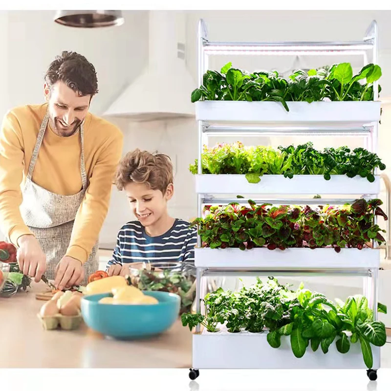 Indoor Hydroponics Systems Smart 72 Holes large planting position vegetable planters self water Irrigation&hydroponics equipment