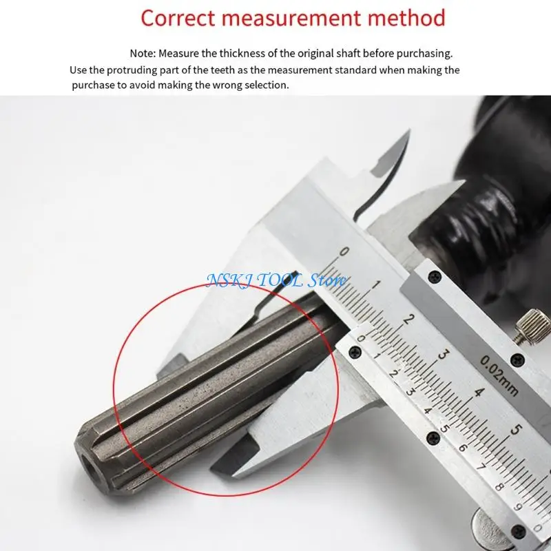 L8RC Transmission Connection Shaft Noises Reduction Reverse Gear Splines Drive Shaft Connectors Adapter Quick Installation