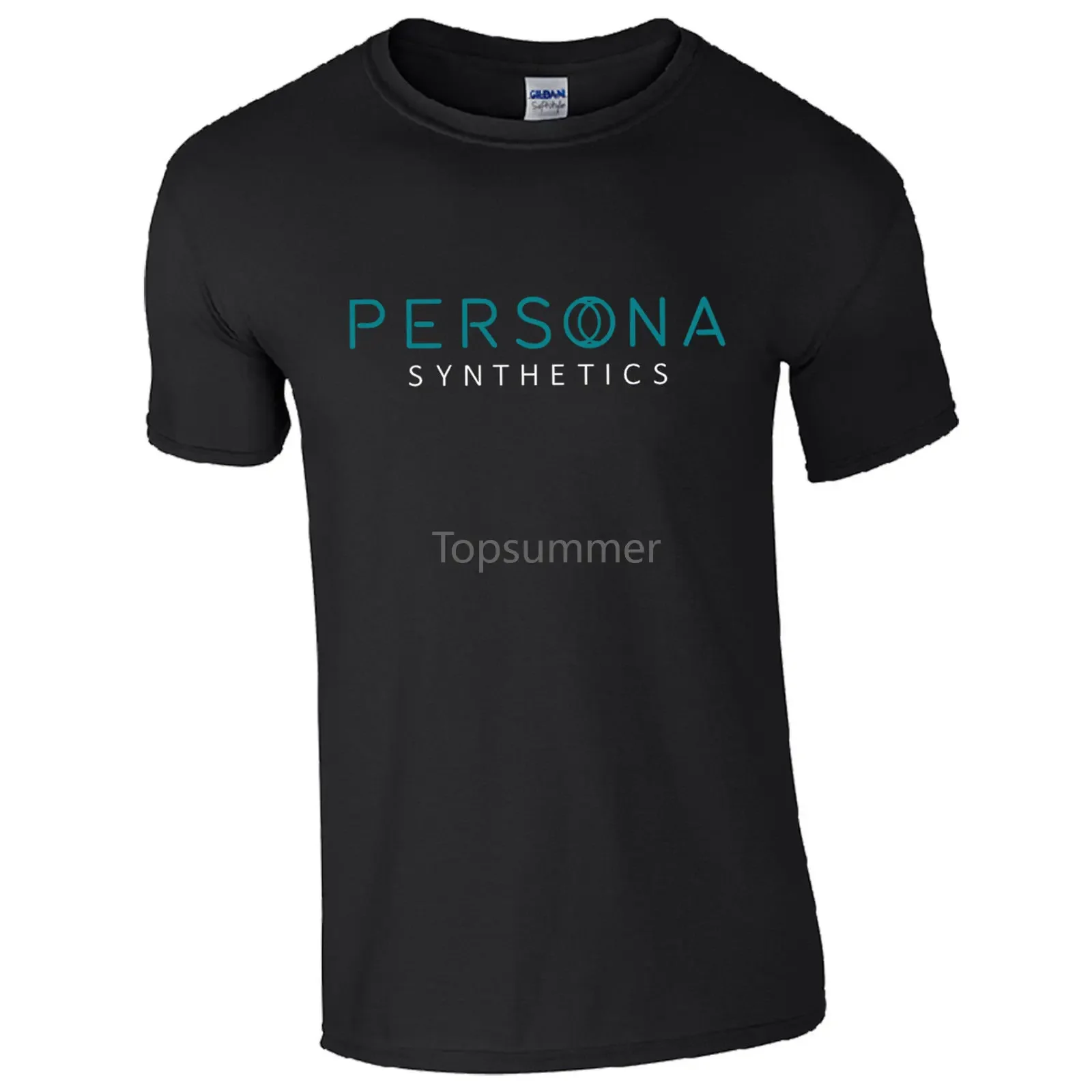 Persona Synthetics T-Shirt Cyborg New Humans Tv Series Fan Gift Mens Top Brand Cotton Men Clothing Male Slim Fit T Shirt