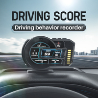 Speedometer Altimeter Slope Meter Car HUD Multi Functional Tester Head Up Display Alarm Car Accessories Universal GPS Compass