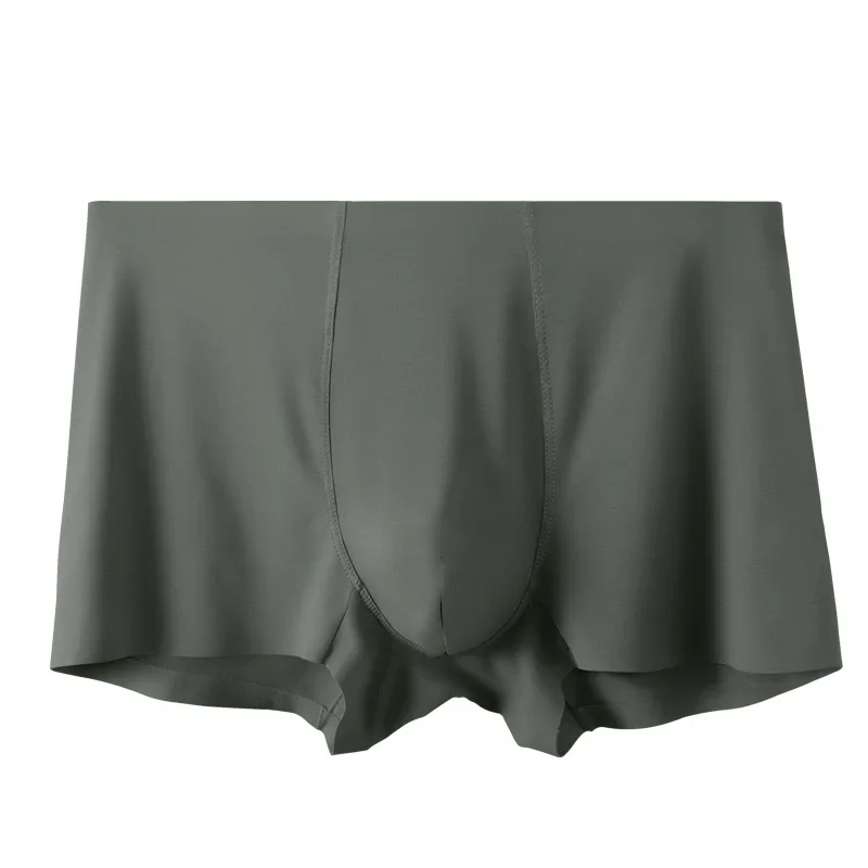 

Мужское нижнее белье, тонкие четырехугольные трусы для весны и лета, мужские дышащие бесшовные трусы с плоскими швами