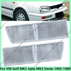 Reflector de parachoques delantero, luz antiniebla, rejilla de cubierta, para VW Golf MK3 Jetta MK3 Vento 1992 1993 1994 1995-1999, 1H0941777 1H0941778