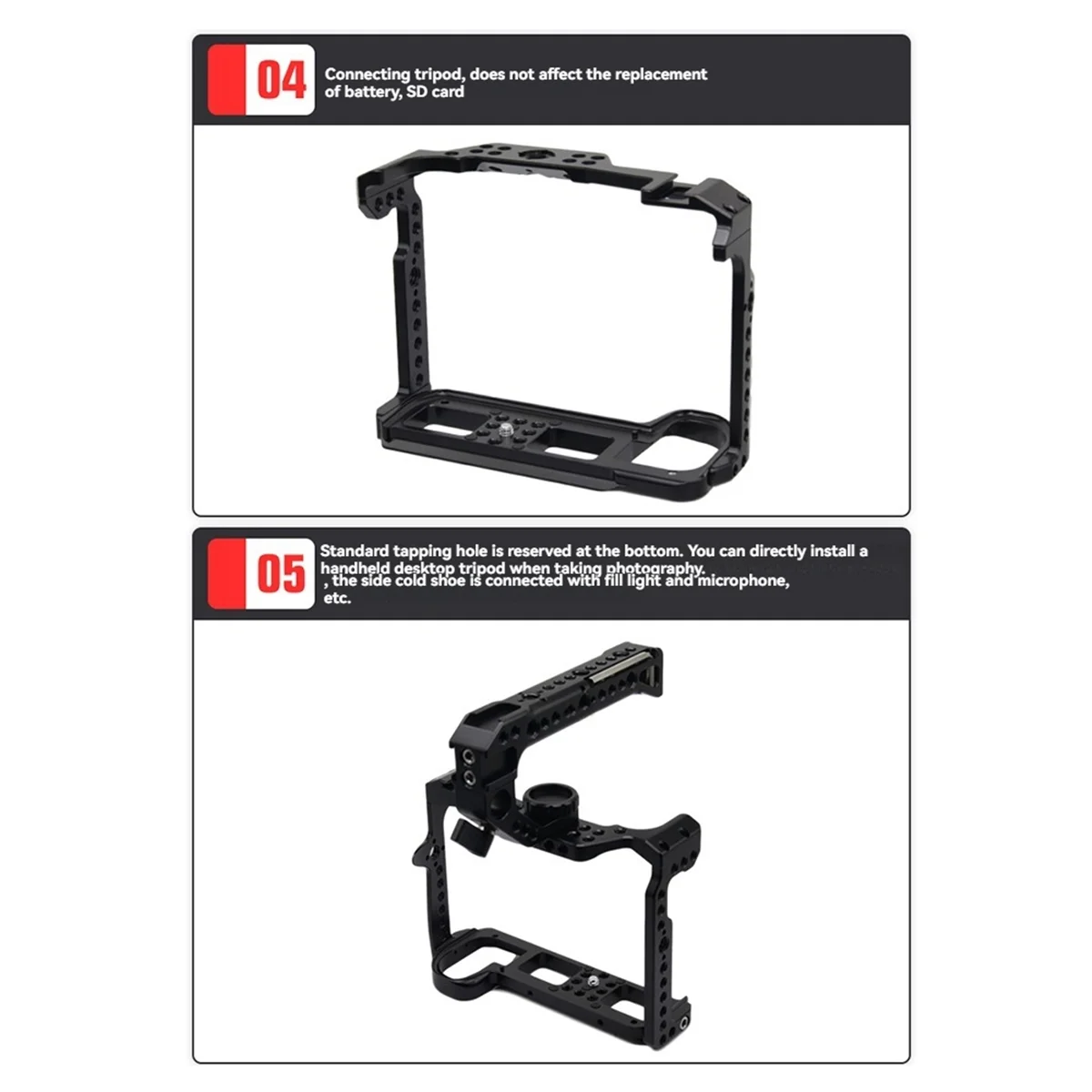 A07I Camerakooi voor S1 S1H S1R Camerastabilisator Bescherming Frame Quick Release Plaat Camerakooi