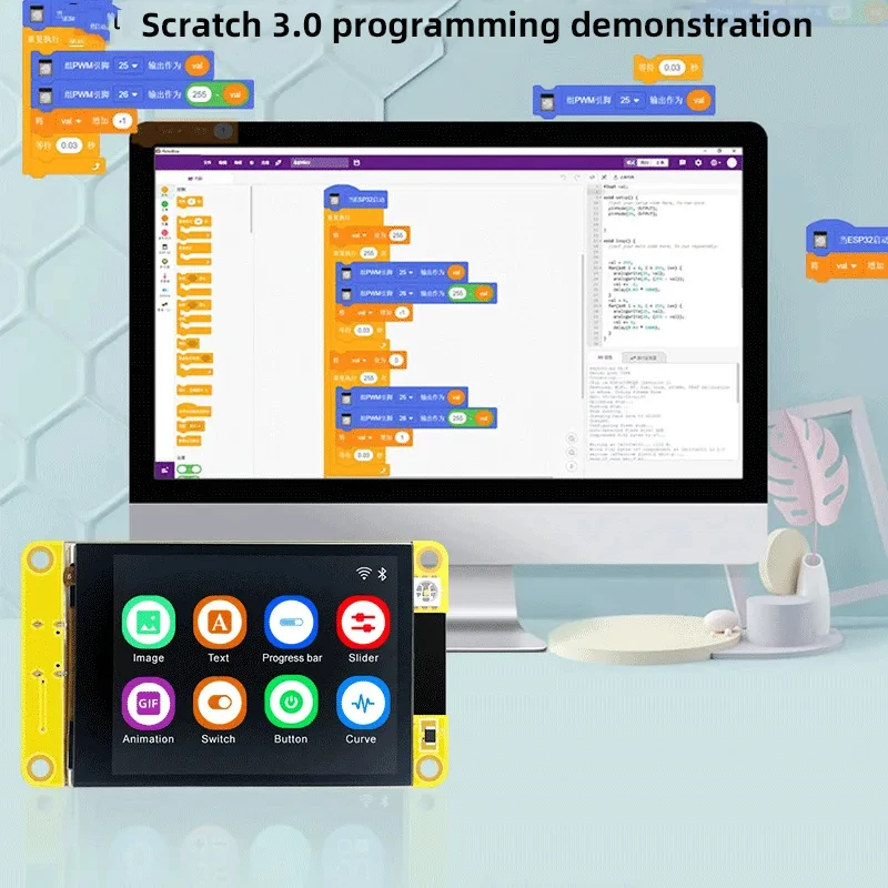 3.5 Inch 320*480 Smart Display for Arduino LVGL ESP32 WIFI&Bluetooth Development Board Screen 3.5inch LCD TFT Module Capacitive