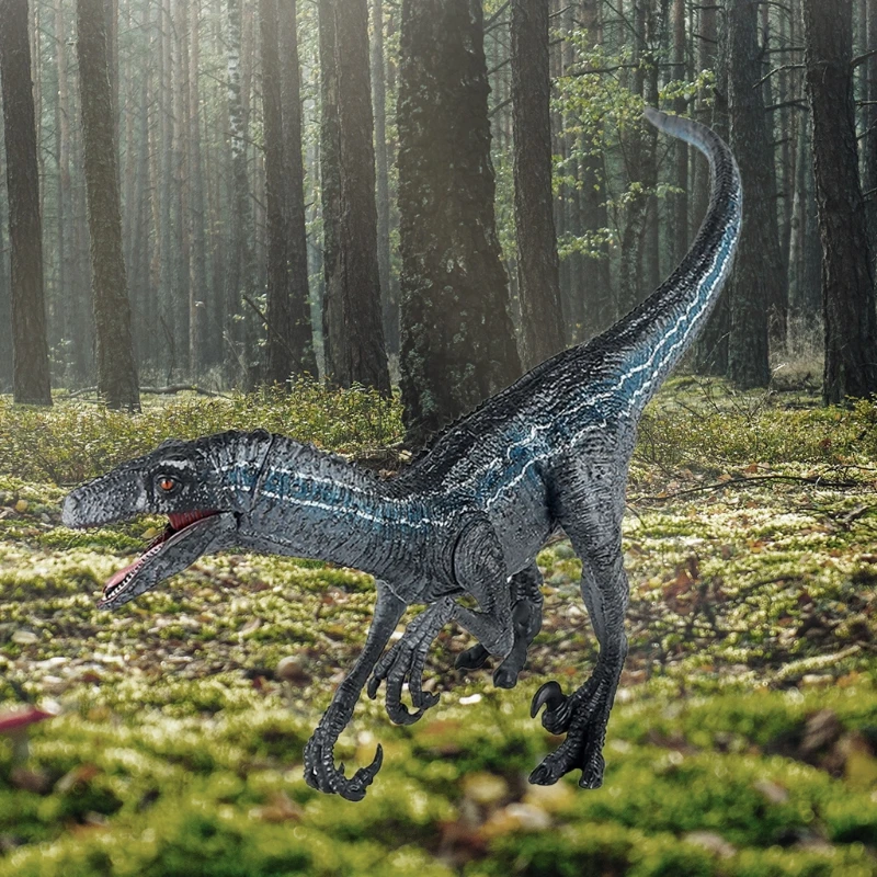 Velociraptor Hình Mô Phỏng Động Vật Tương Tác Thực Tế Trẻ Đồ Chơi Khủng Long Mô Hình Thu Nhỏ Sở Thích Thu Quà Tặng