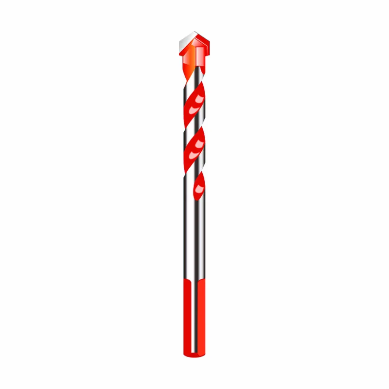 Carbide Impact Drill Bit Set Multifunctional Triangle Hole Drill Tools Set 3-12mm for Glass Tile Ceramic Concrete Brick Drilling