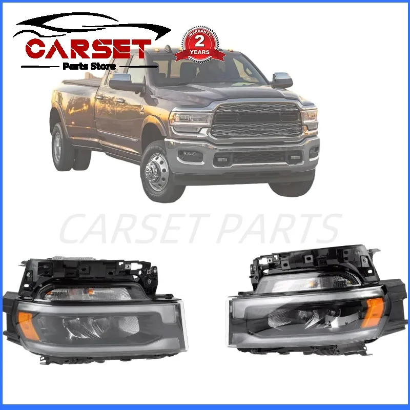 For Dodge Ram 2500 3500 Car Front Headlight Upgrade LED Three Lens Light Assembly Dynamic Turn Signal Best Accessories