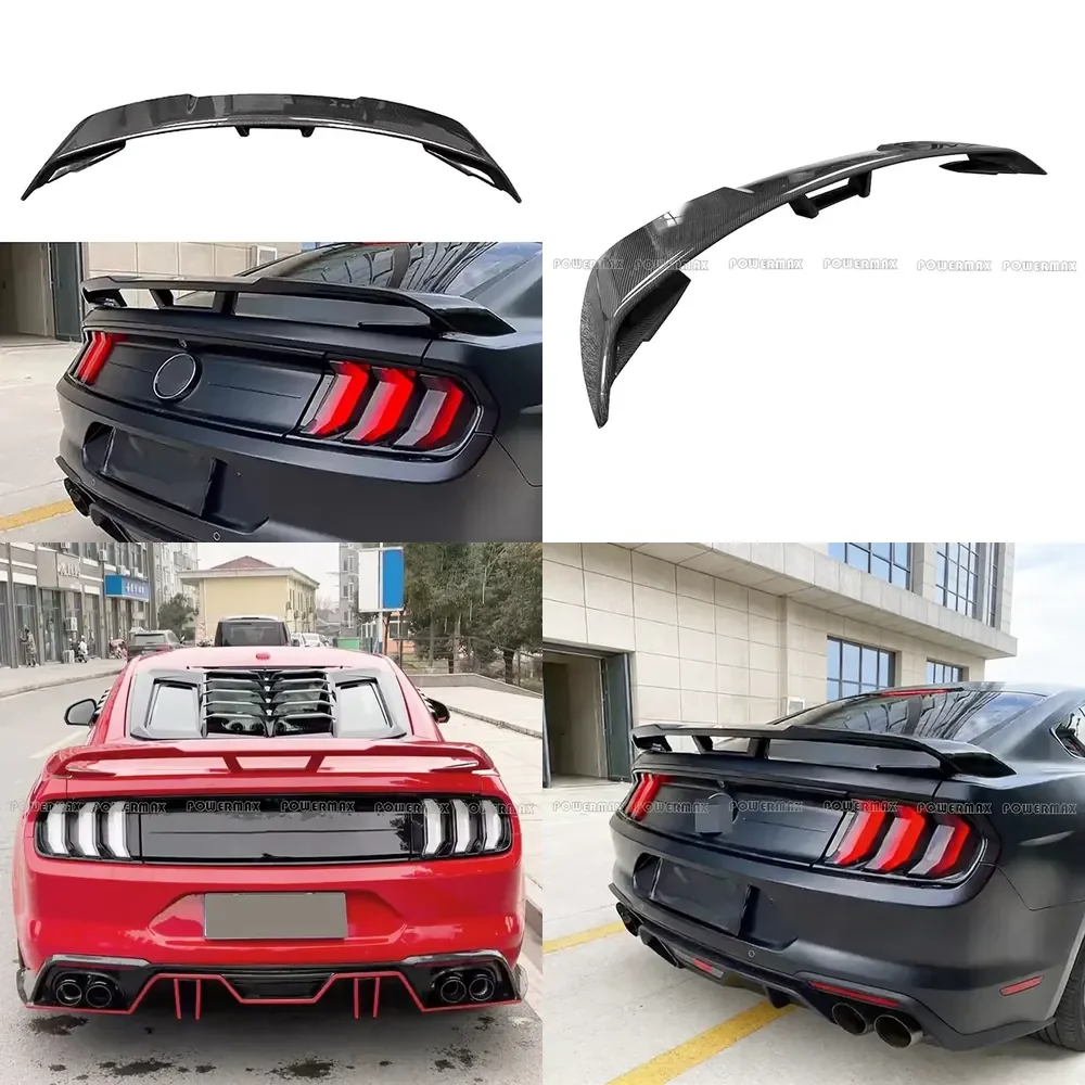 

Carbon Fiber GT350 Style Trunk Spoiler Wing for Ford Mustang 2015+