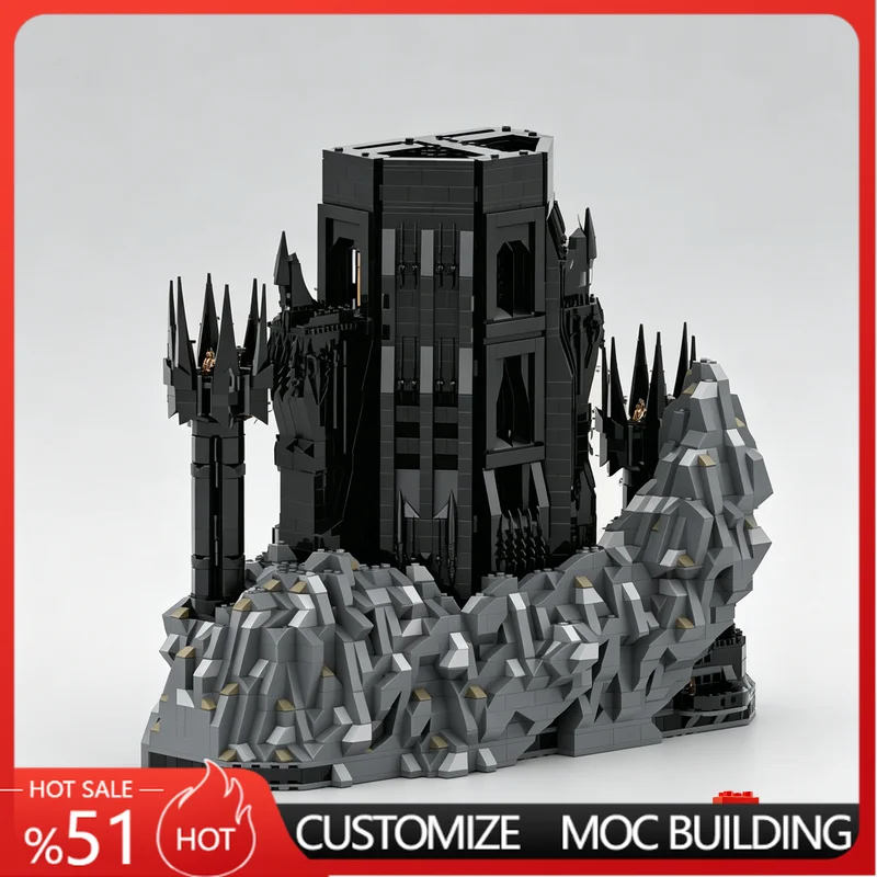 2778 PCS 4/6 Medieval Dark Fortress Castle MOC Building Blocks Model Creative DIY Assembly Educational Toy For Boys Special Gift
