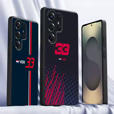 Maxs V-Verstappen F1 Phone Case for Samsung S series s20 s21 s22 s23 s24 FE Plus Ultra TPU Soft to Skin-friendly case