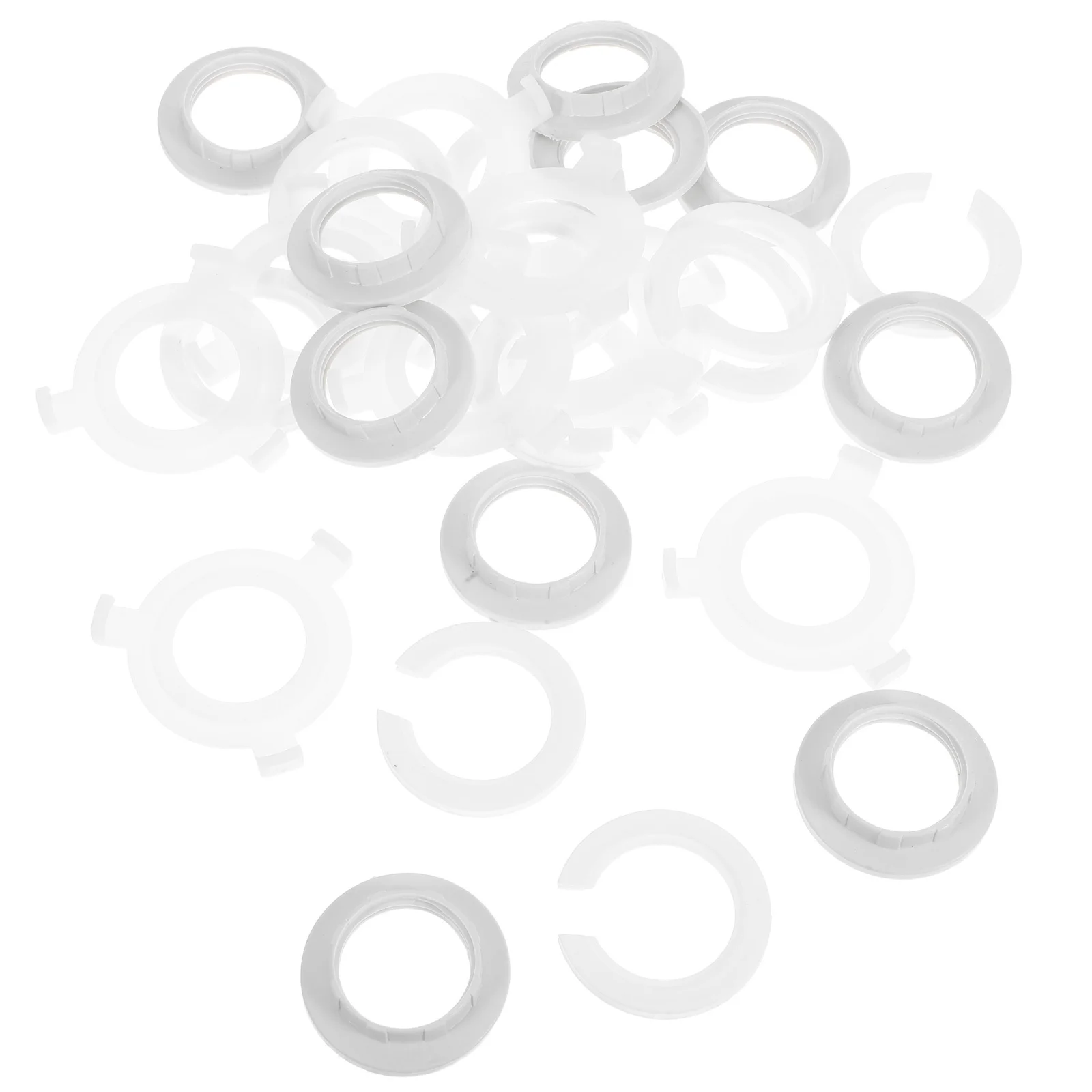 

30Pcs Lamp Shade Adapter Rings Clip on Converter for Lampshade Fitting Reducer Light Socket Rings Light Fixture