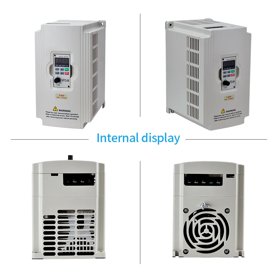 Imagem -03 - Conversor de Frequência do Inversor de Igbt Vfd 2kw4kw5.5kw7.5kw 220v Entrada Monofásica 380v Entrada 3phase 50hz 60hz Controle do Vetor