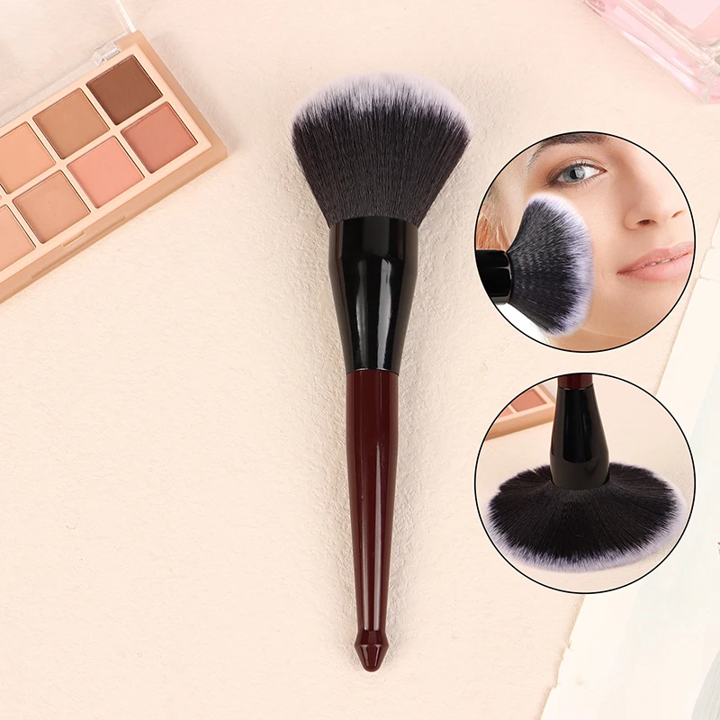 

1PC Professional Loose Powder Brush Large Soft Dense Bristle Blush Brush Cosmetic Makeup Brushes Tool For Beauty Gift