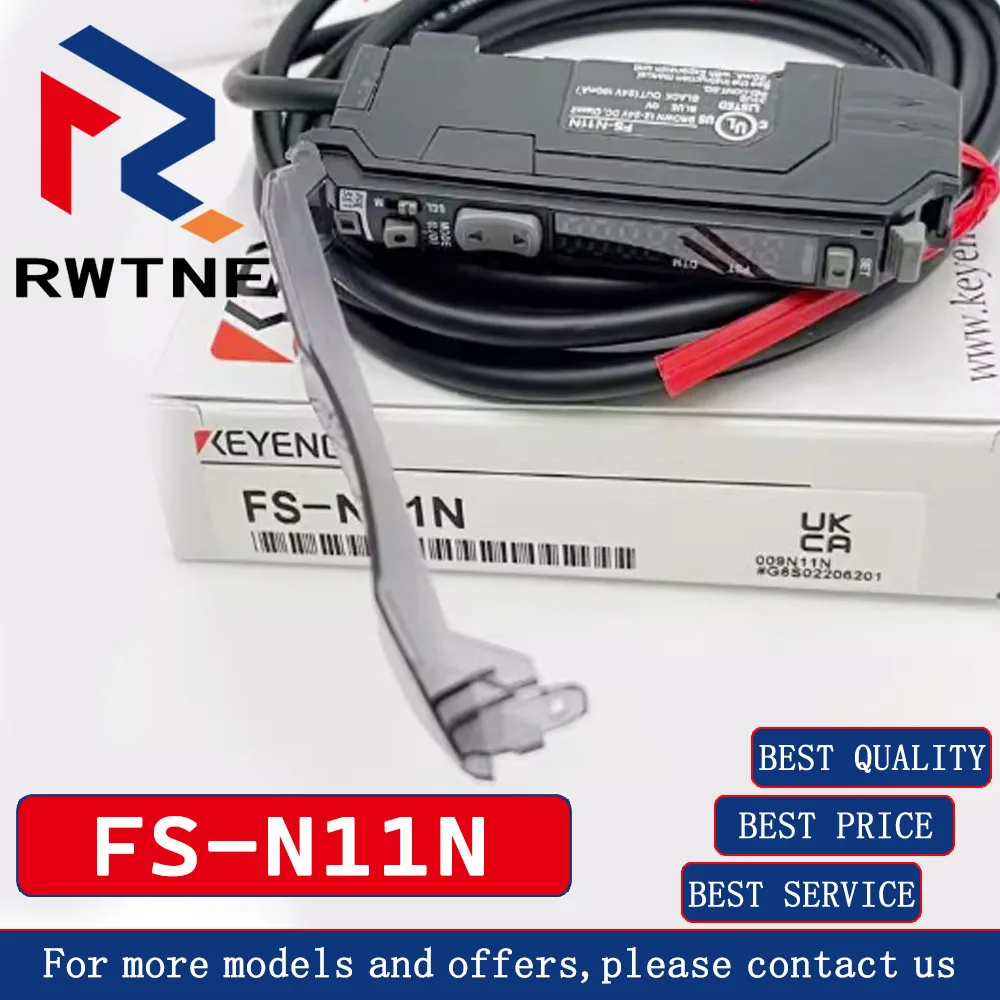 

Brand New Genuine FS-N11N KEYENCE Cable-type NPN digital fiber optic amplifier sensor