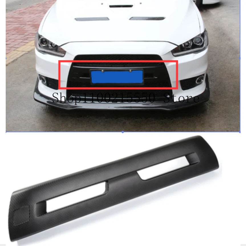 

CARBON FIBER FRONT BUMPER COVER CAR FRONT BUMPER ACCESSORIES FOR MITSUBISHI LANCER EX EVOLUTION 2008-2016