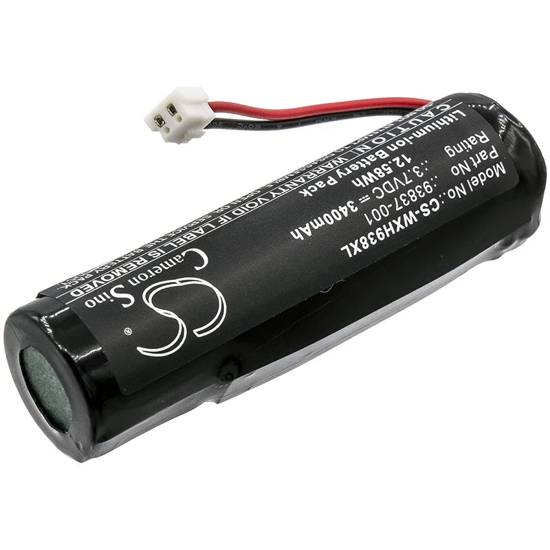 Shaver 3400mAh / 12.58Wh Battery For Wahl 93837-001 93837-200 Cordless Magic Clip Designer Sterling 4 Super Taper Senior
