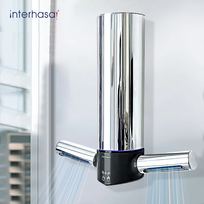 High Speed Wall Mounted Jet Air Hand Dryer with HEPA Filter Stainless Steel Commercial Hand Dryers Machine for Restroom