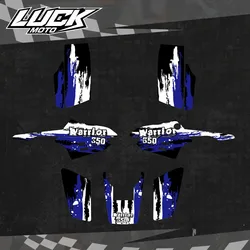 LUCKMOTO New Style Graphic Sticker Decals Black Kit For Yamaha Warrior 350 Atv High Quality Moto Moto Pegatina