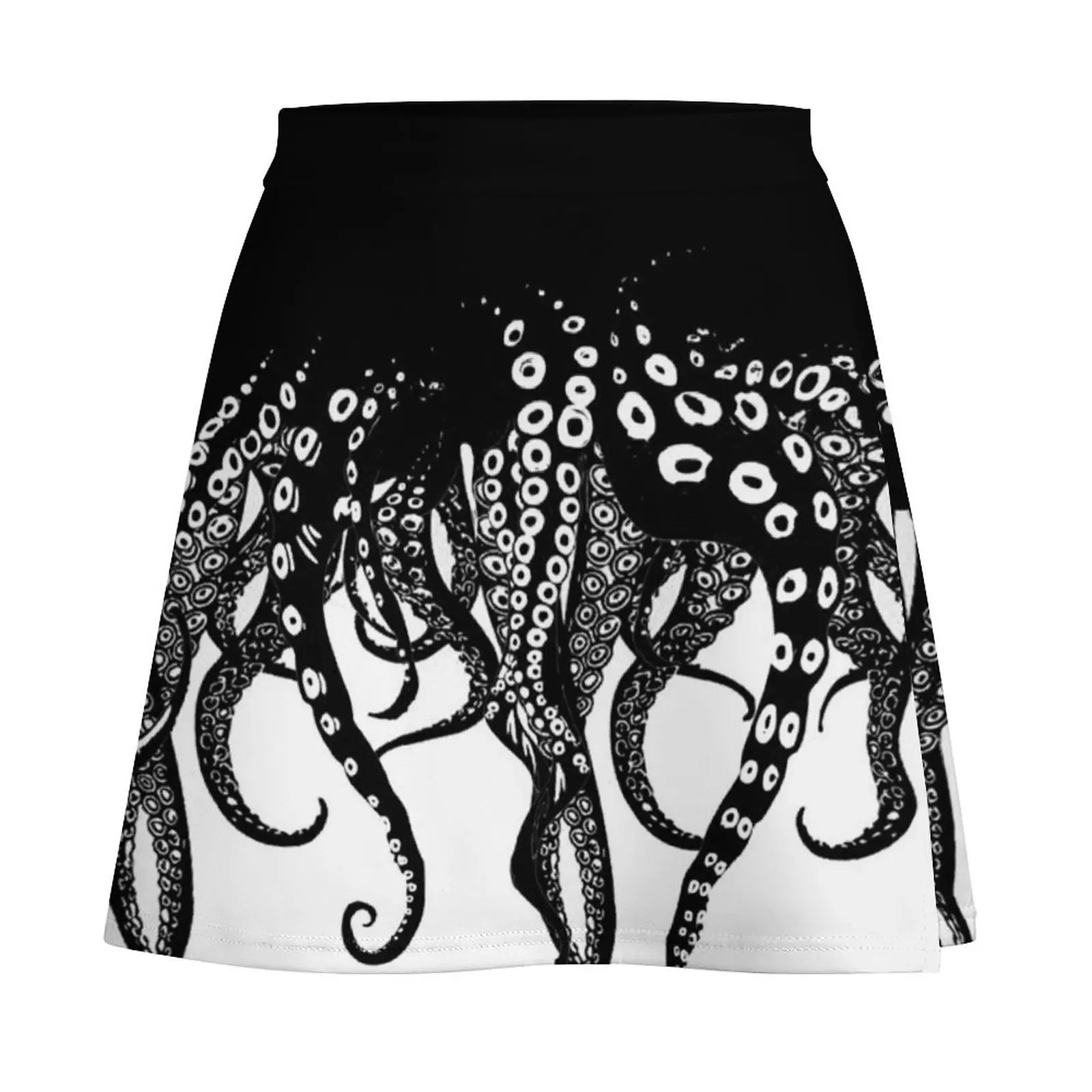 Sensual Embrace: Unveil the Mystery with Tentacles of Love Mini Skirt School skirt sexy skirt Miniskirt woman Mini