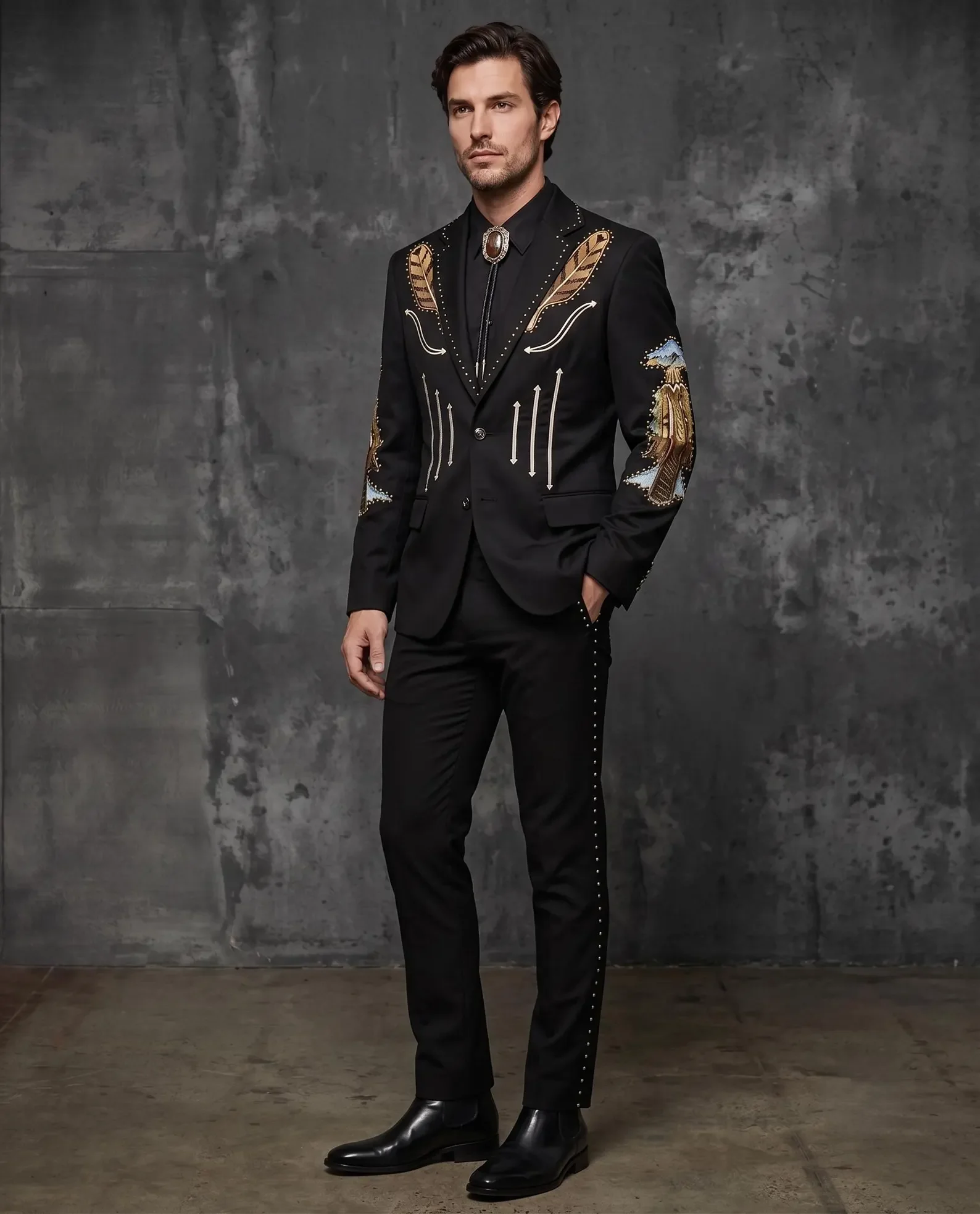 Elegant Slim Fit 2-Piece Men's Suit Luxury One Button Design High Quality for Wedding Groom Business Prom Male Fashion