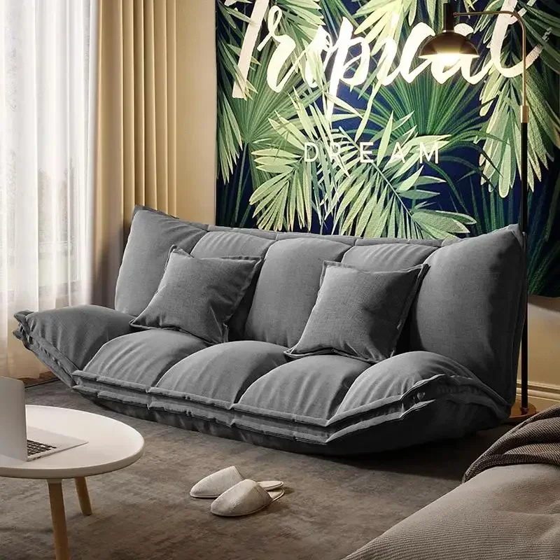 Multi-functional Lazy sofa, tatami small apartment, foldable floor-style living room, bedroom balcony, reclining durable