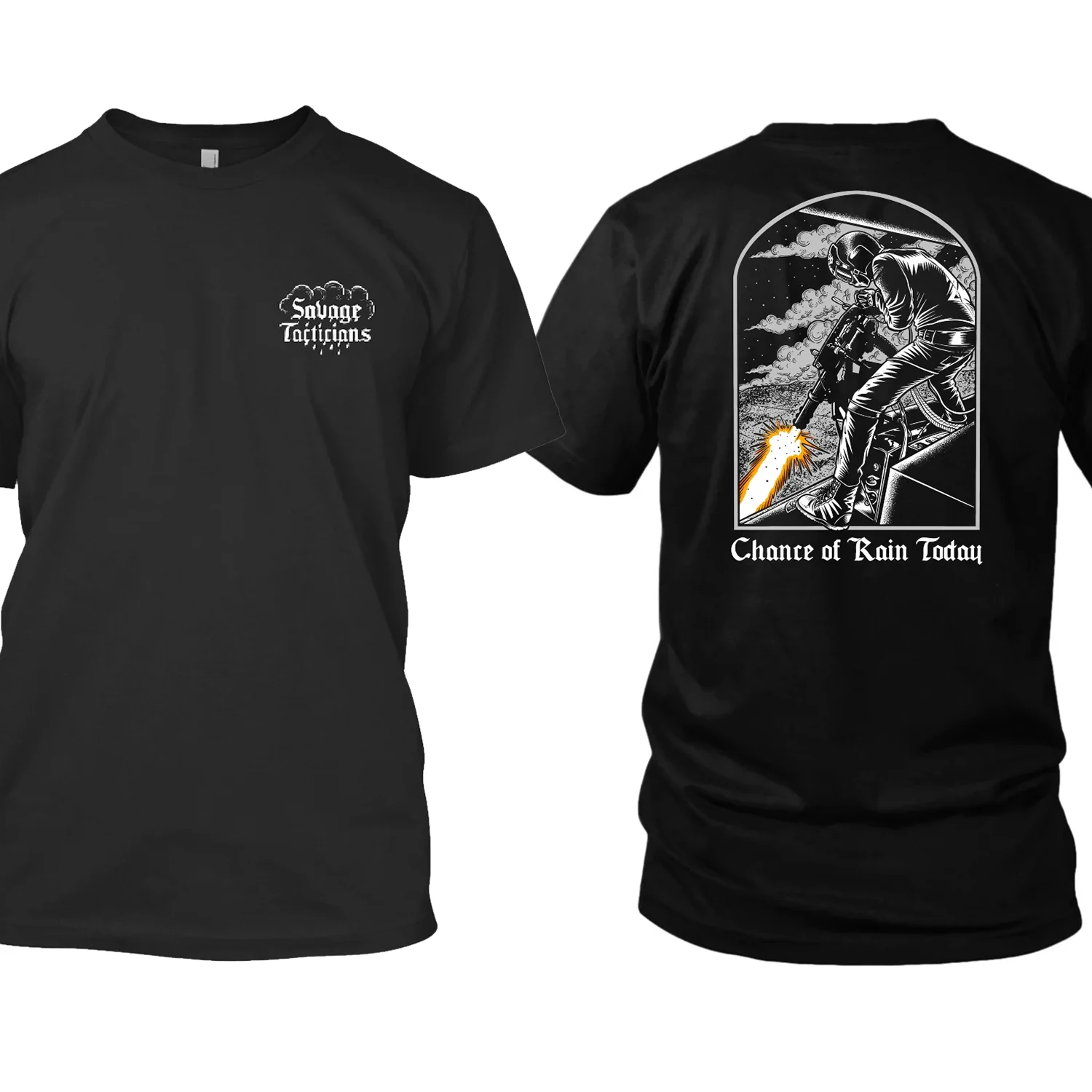 Men Clothes Fashion Tactical T-Shirts Streetwear 100% Cotton Loose Tops Breathable Simple Tee Military Enthusiast