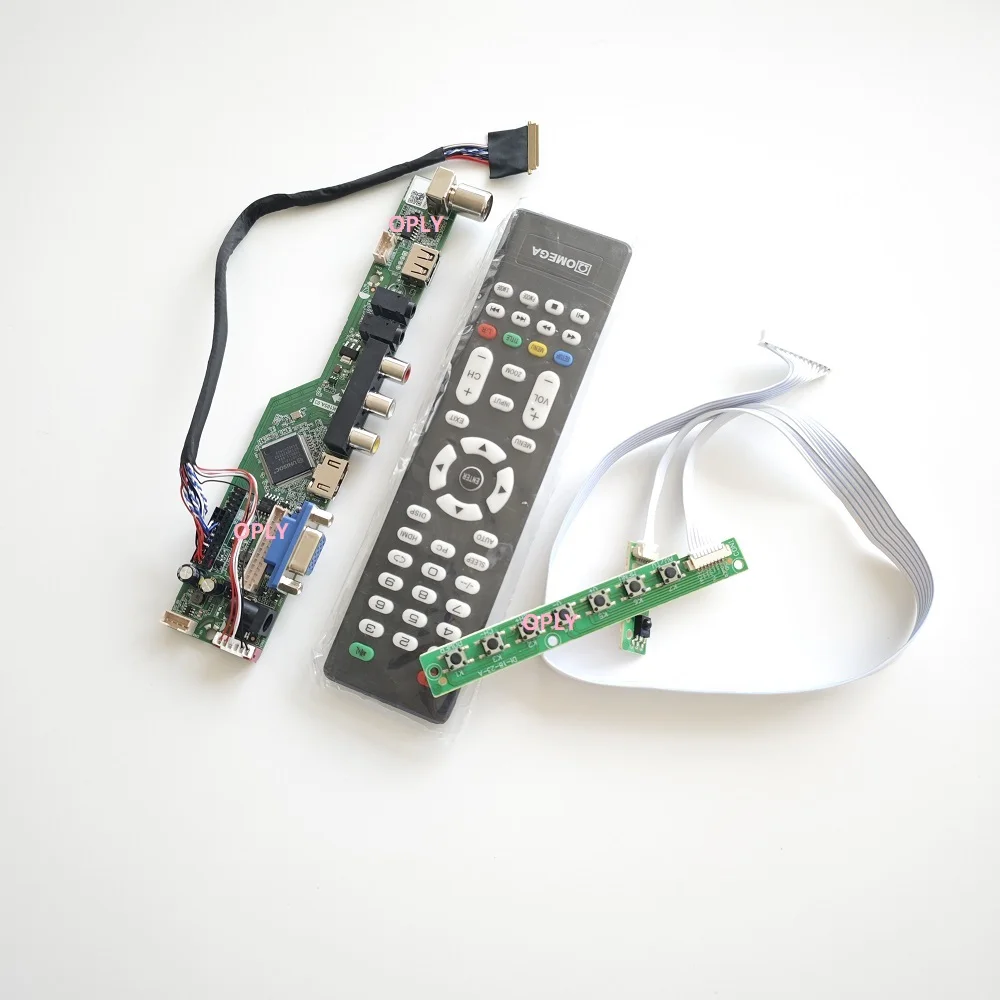 

For LG LP156WHB-TLA1 LP156WHB LTN156AT02 1366x768 15.6" HDMI-compatible RF USB AV VGA TV Controller board kit LED Screen DIY