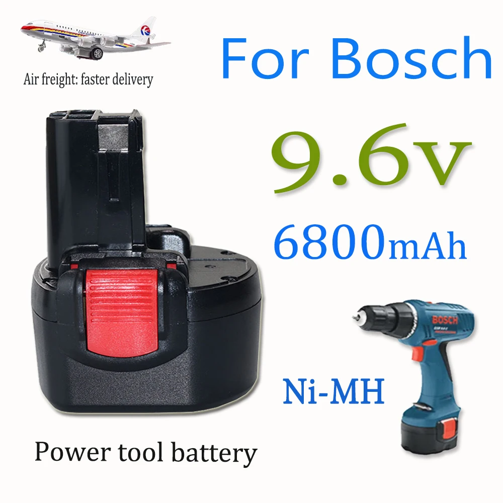 For Bosch 9.6V 4800mAh Ni-MH Replacement Battery PSR 960 BAT048 BAT100 BAT119 BH984 BPT1041 23609 32609 PSR960 GSR 9 6V E-2 GSR