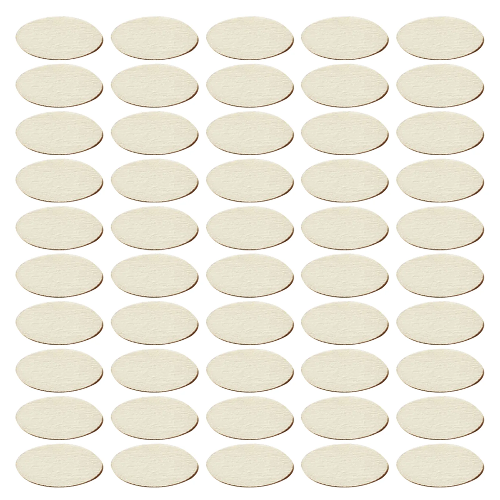 300 Piezas de Láminas Ovaladas de Madera en Blanco - Rodajas sin Acabado para Manualidades, Proyectos de Pintura, Decoración Infantil