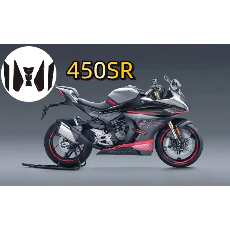

450SR 3M Frosted Motorcycle Accessories Sticker Decal Kit Fuel Tank Pad Protector Anti slip For CFMOTO 450SR - S 2022 2023 2024