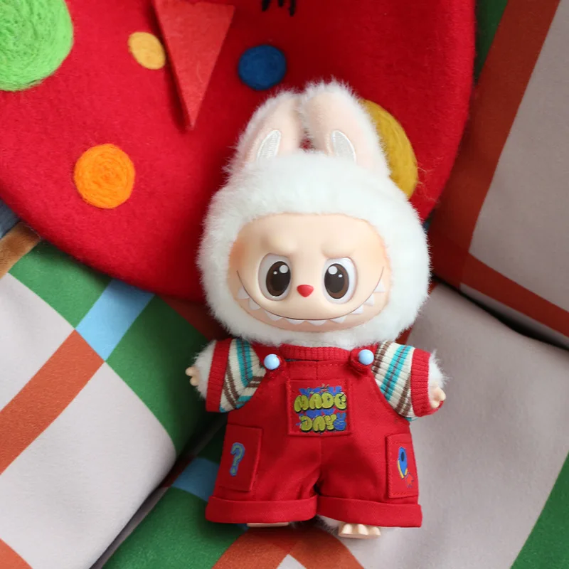 

Модные комбинезоны Labubu V1 V2, аксессуары для одежды для кукол Kpop Idol, комплект одежды для кукол 12/15/17 см, плюшевая кукла, универсальная