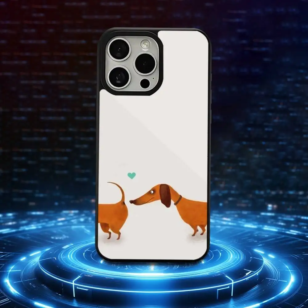 حافظة هاتف على شكل كلب ألماني لطيف لهاتف آيفون 16,15,17,14,13,12,11,Pro,Max,Plus,Mini,Magsafe,حافظة شحن لاسلكية مغناطيسية