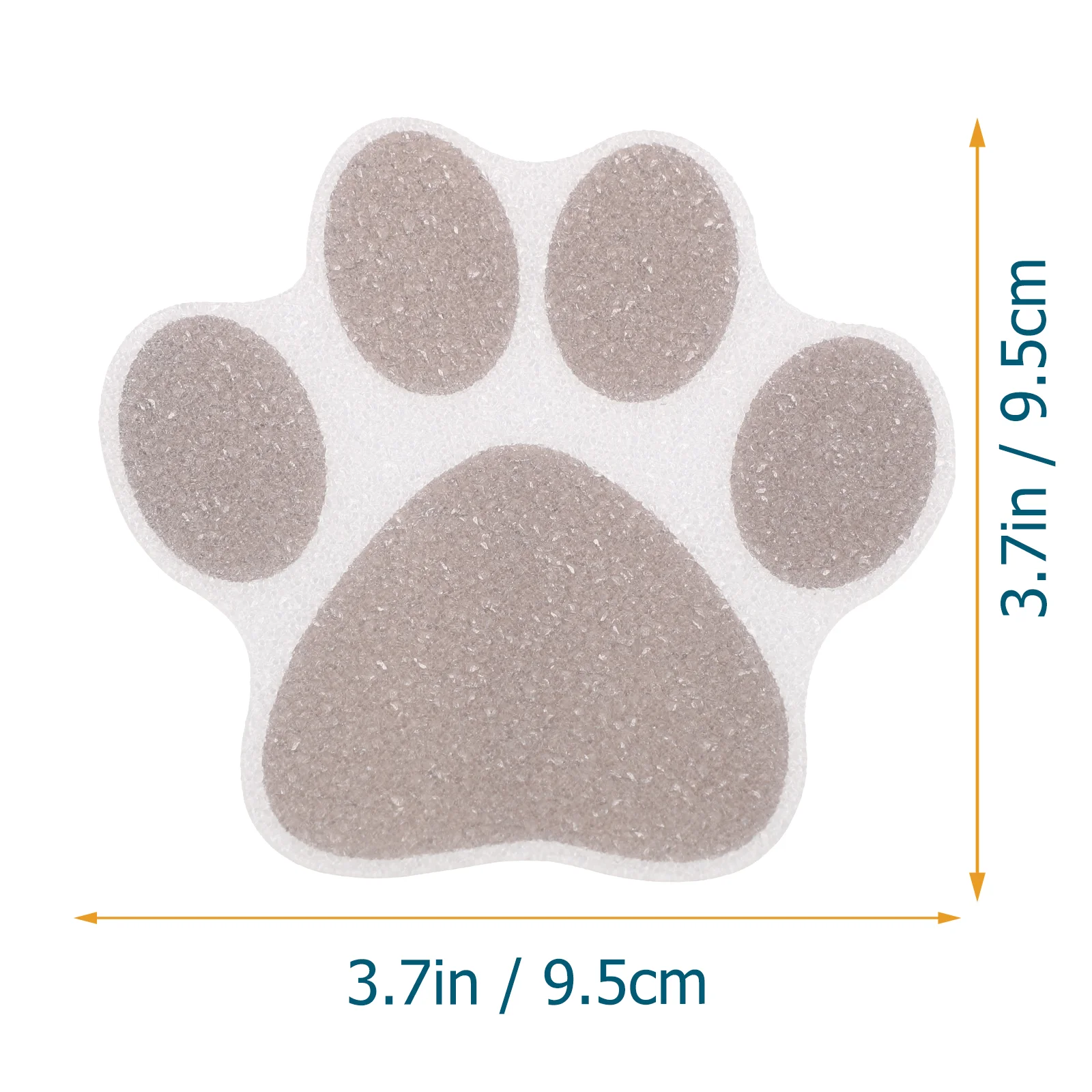 Paw Print Decal Footprint Anti-slip Stickers Waterproof Shower Non-slip for Adults